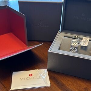 Michele Two-Tone women’s for Deco II Watch, strap only